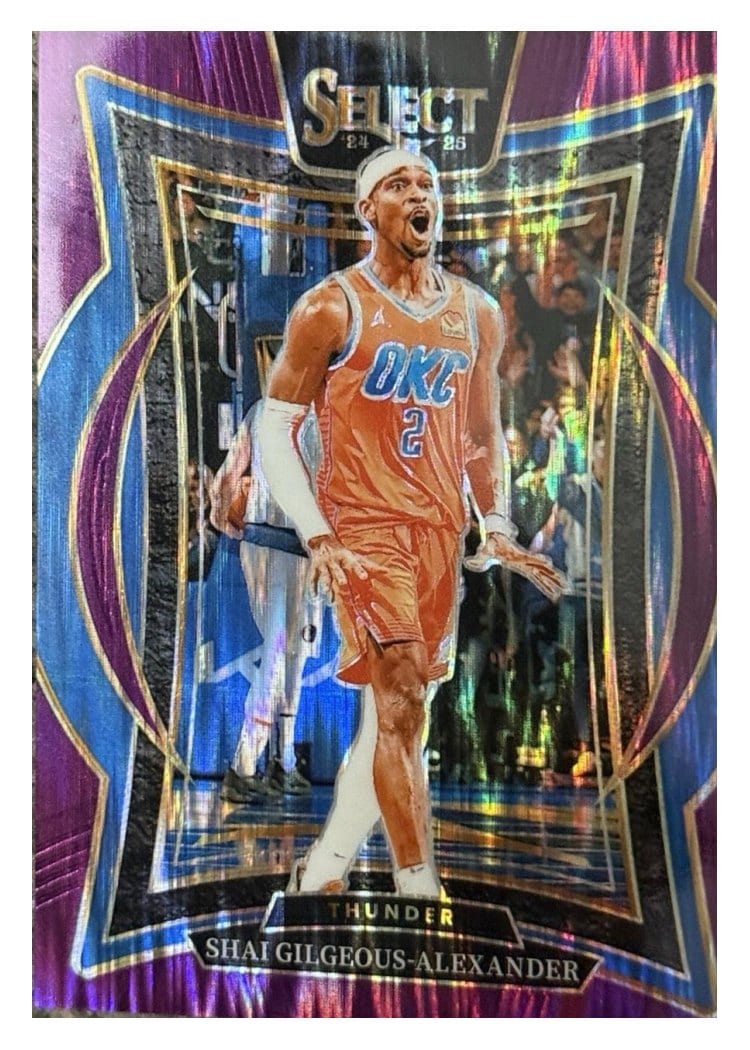 2024-25 Panini Select Base Set Shai Gilgeous-Alexander #36 card