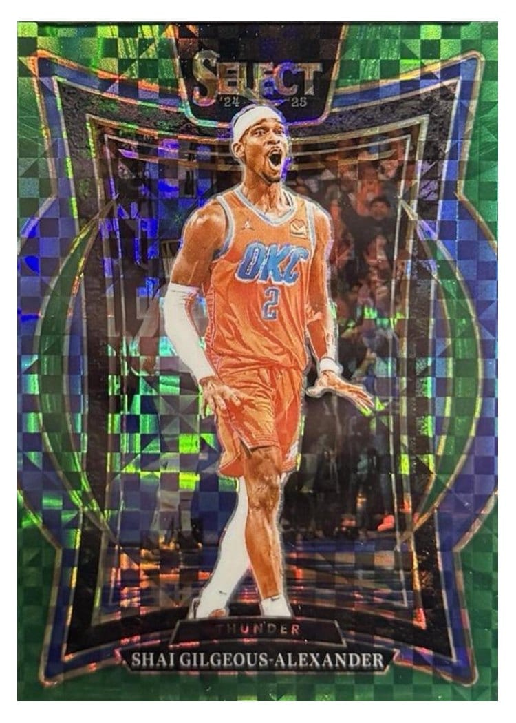 2024-25 Panini Select Base Set Shai Gilgeous-Alexander #36 card
