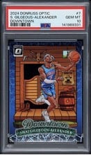 2024 Panini Donruss Optic Downtown Shai Gilgeous-Alexander #7 card