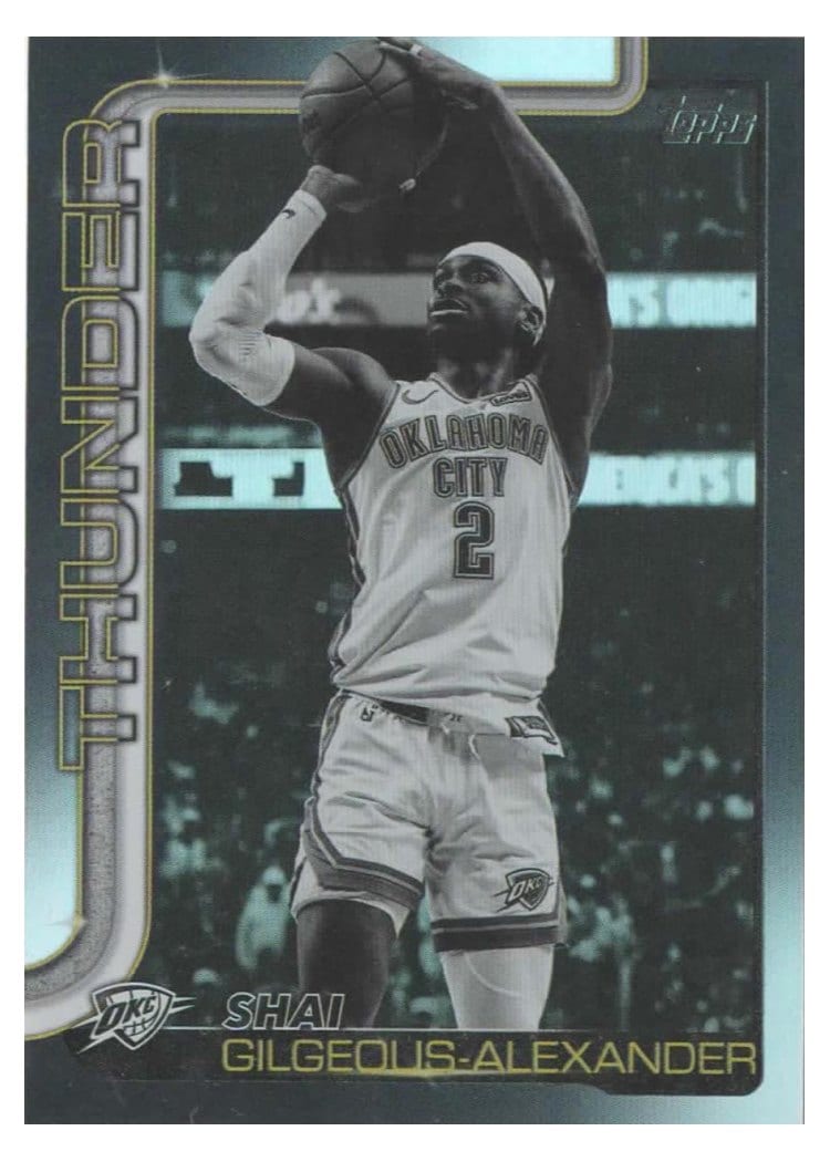 2025-26 Topps Base Set Shai Gilgeous-Alexander #115 card