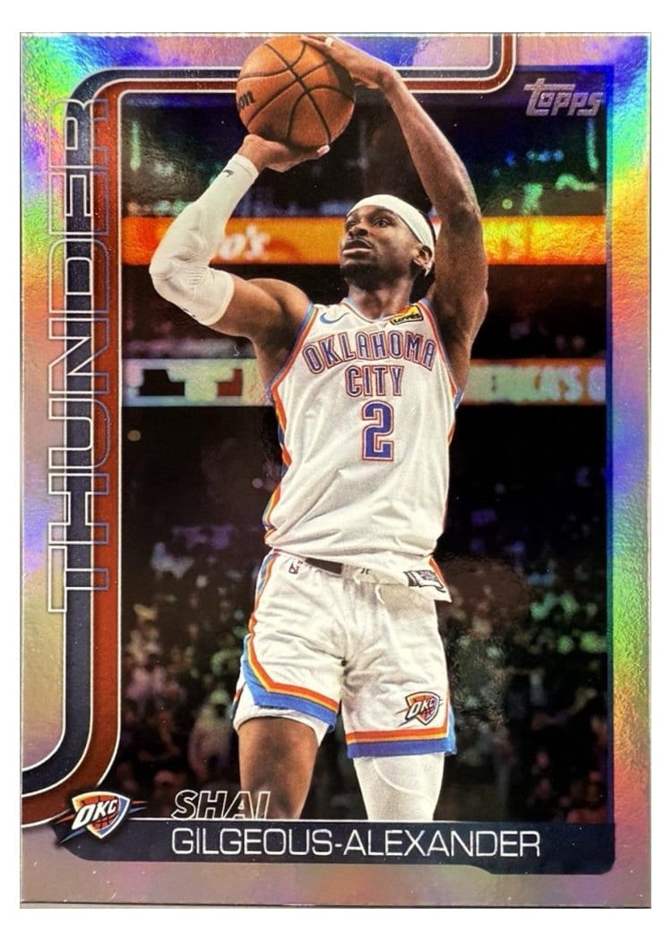 2025-26 Topps Base Set Shai Gilgeous-Alexander #115 card