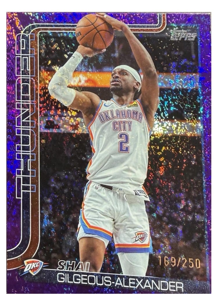 2025-26 Topps Base Set Shai Gilgeous-Alexander #115 card
