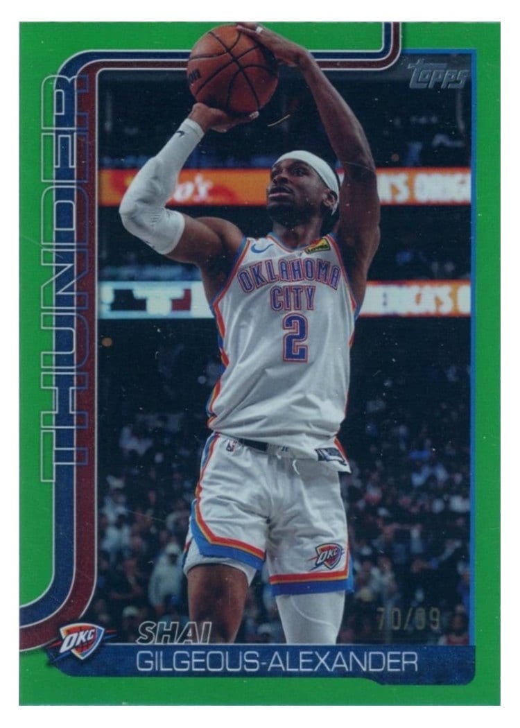 2025-26 Topps Base Set Shai Gilgeous-Alexander #115 card