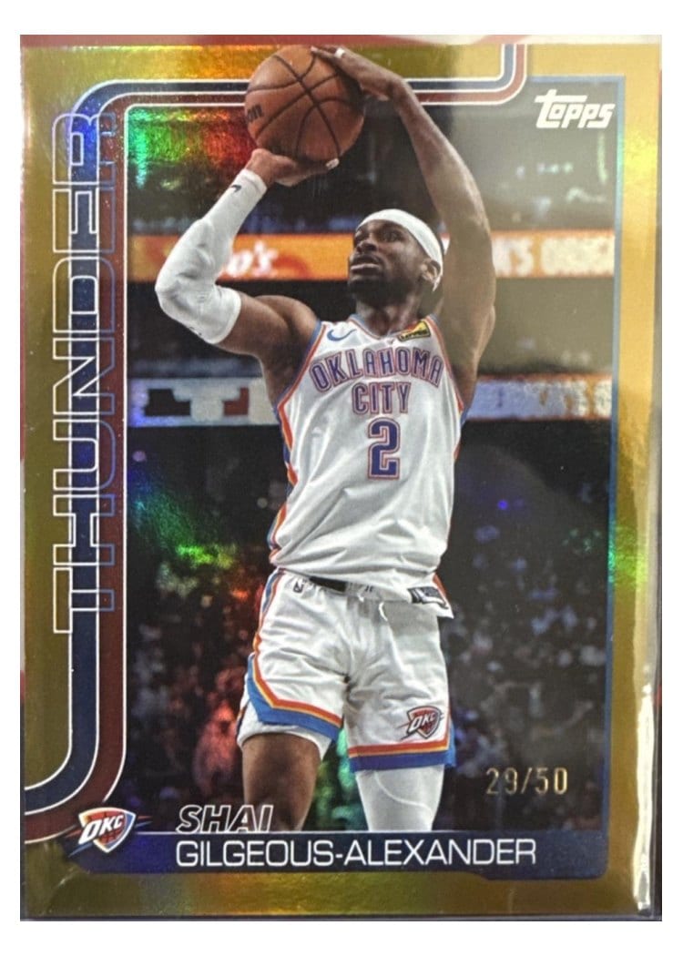 2025-26 Topps Base Set Shai Gilgeous-Alexander #115 card