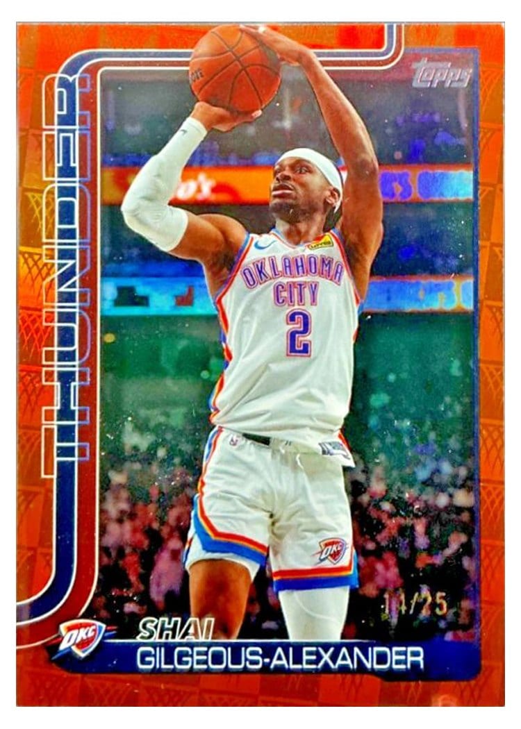 2025-26 Topps Base Set Shai Gilgeous-Alexander #115 card