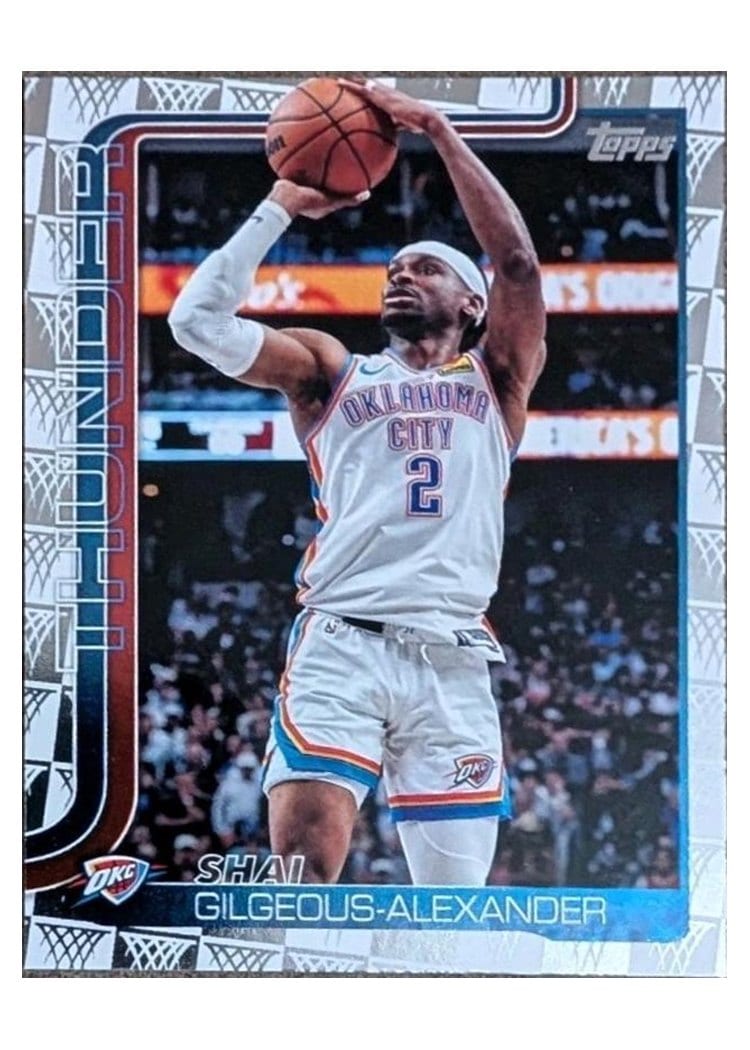 2025-26 Topps Base Set Shai Gilgeous-Alexander Season Tip-Off #115 card