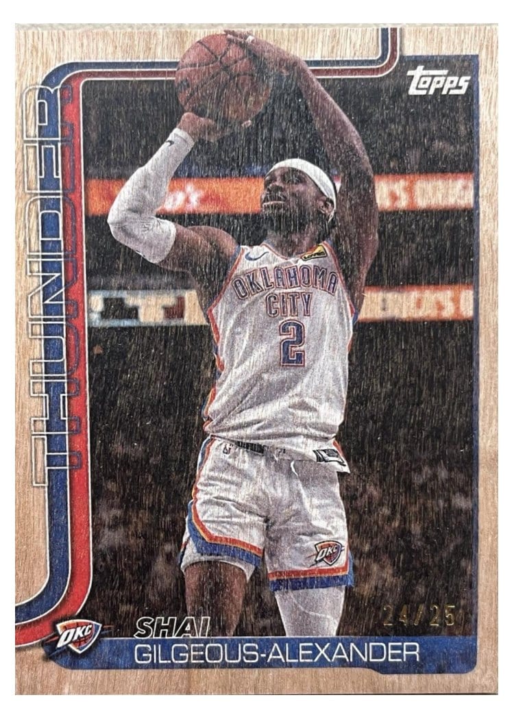 2025-26 Topps Base Set Shai Gilgeous-Alexander #115 card
