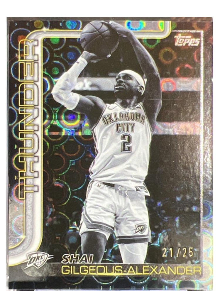2025-26 Topps Base Set Shai Gilgeous-Alexander #115 card