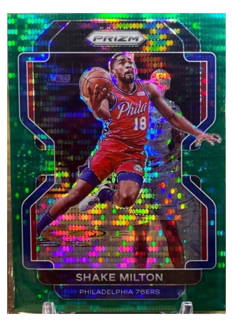 2021-22 Panini Prizm Base Set Shake Milton #58 card