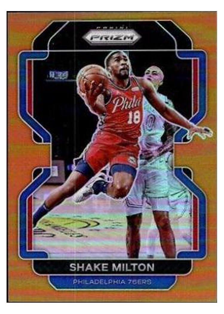 2021-22 Panini Prizm Base Set Shake Milton #58 card