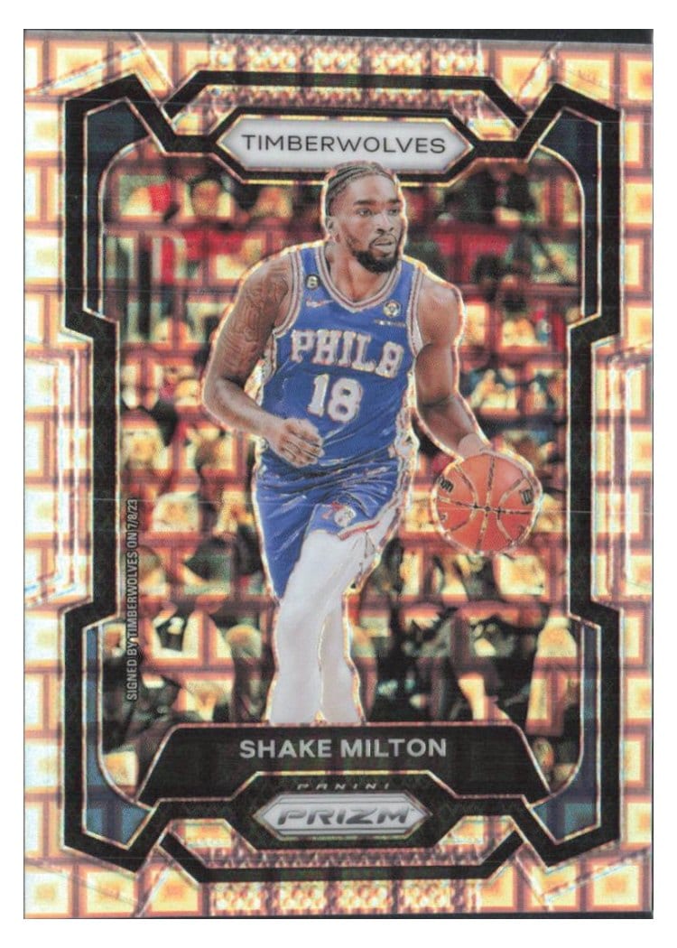 2021-22 Panini Prizm Base Set Shake Milton #58 card