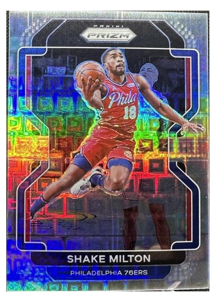 2021-22 Panini Prizm Base Set Shake Milton #58 card