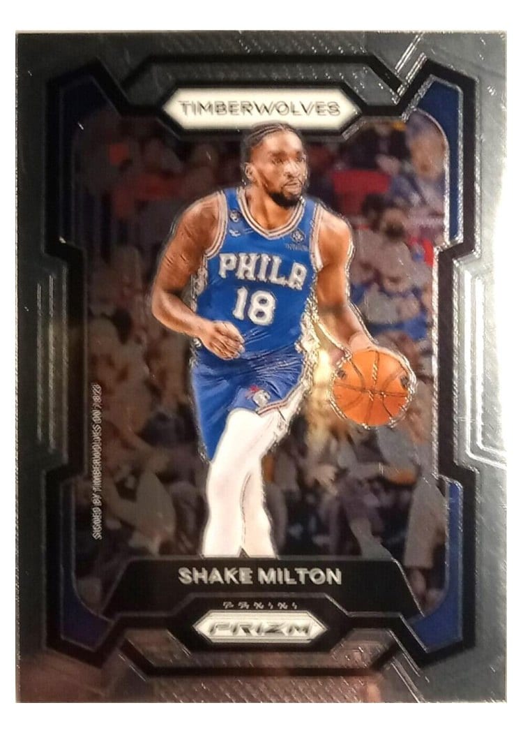 2023-24 Panini Prizm Base Set Shake Milton #215 card