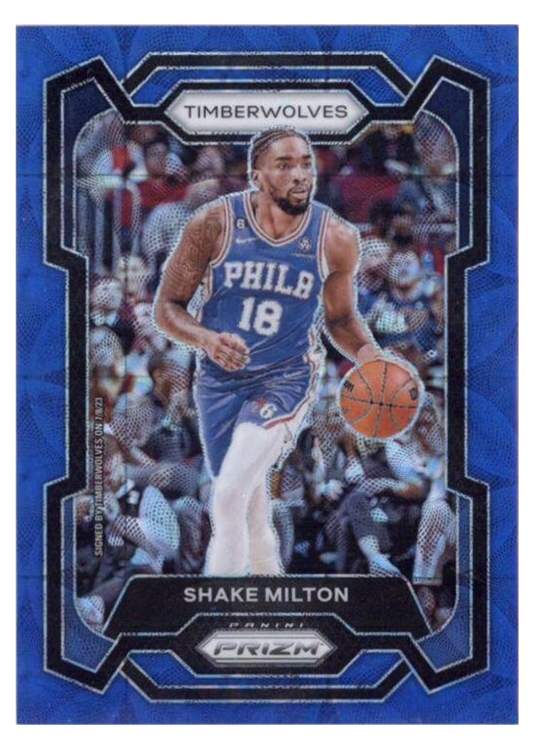 2023-24 Panini Prizm Base Set Shake Milton #215 card
