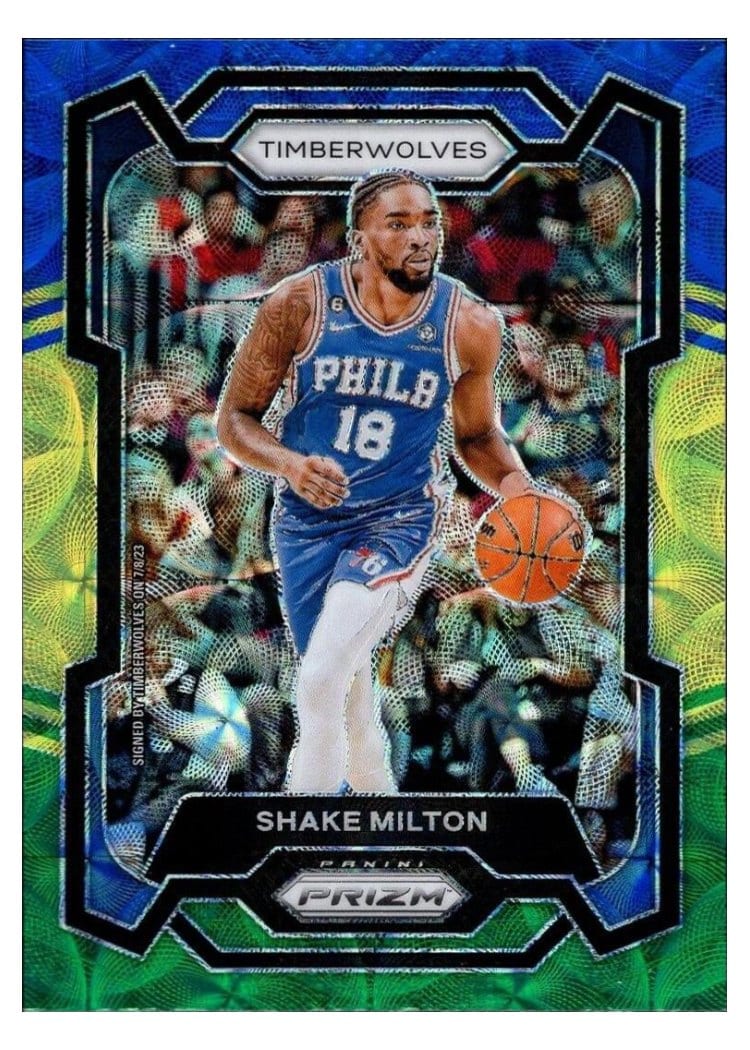 2023-24 Panini Prizm Base Set Shake Milton #215 card