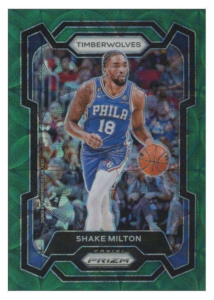 2023-24 Panini Prizm Base Set Shake Milton #215 card
