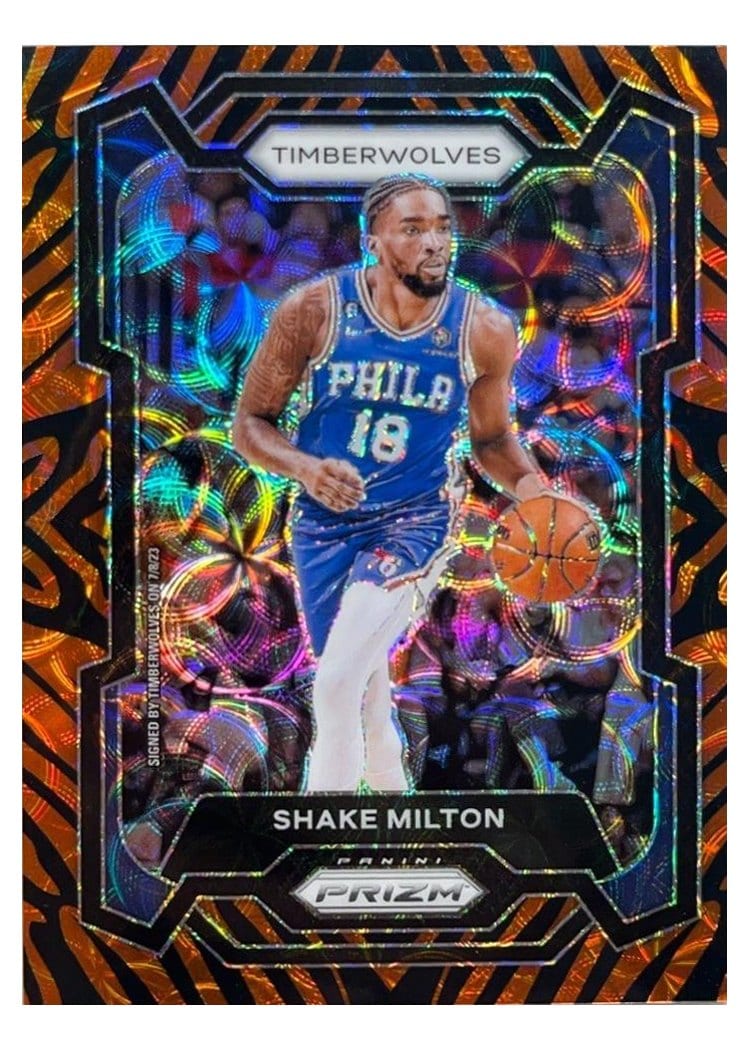 2023-24 Panini Prizm Base Set Shake Milton #215 card