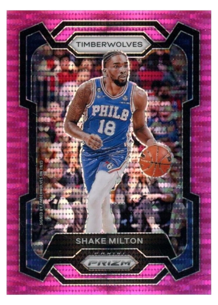 2023-24 Panini Prizm Base Set Shake Milton #215 card