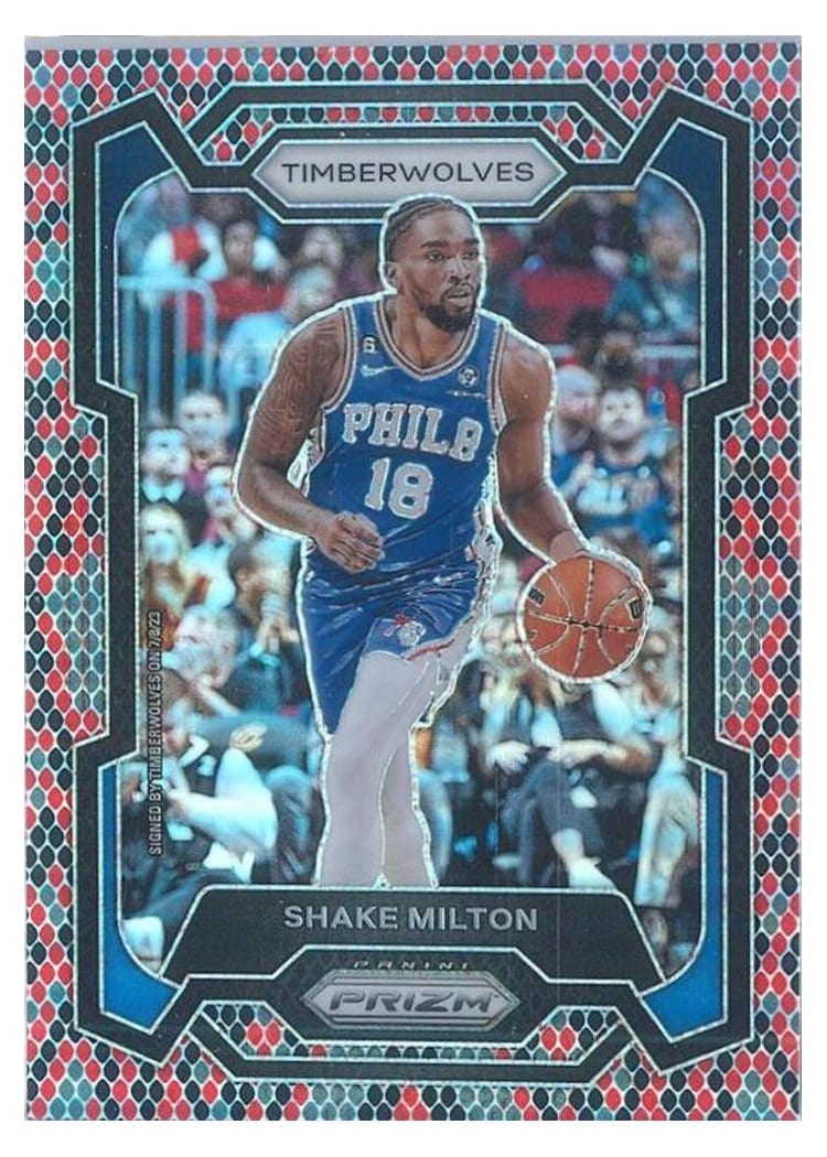 2023-24 Panini Prizm Base Set Shake Milton #215 card
