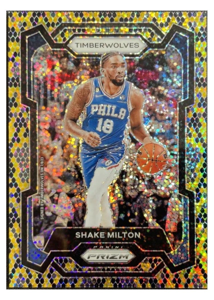 2023-24 Panini Prizm Base Set Shake Milton #215 card