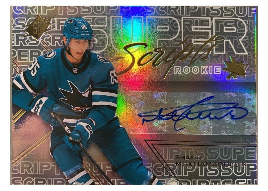2024-25 SPx SuperScripts Rookies Shakir Mukhamadullin #SSR-SM card
