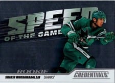 2024-25 Upper Deck Credentials Speed of the Game Rookies Shakir Mukhamadullin #SGR-SM card