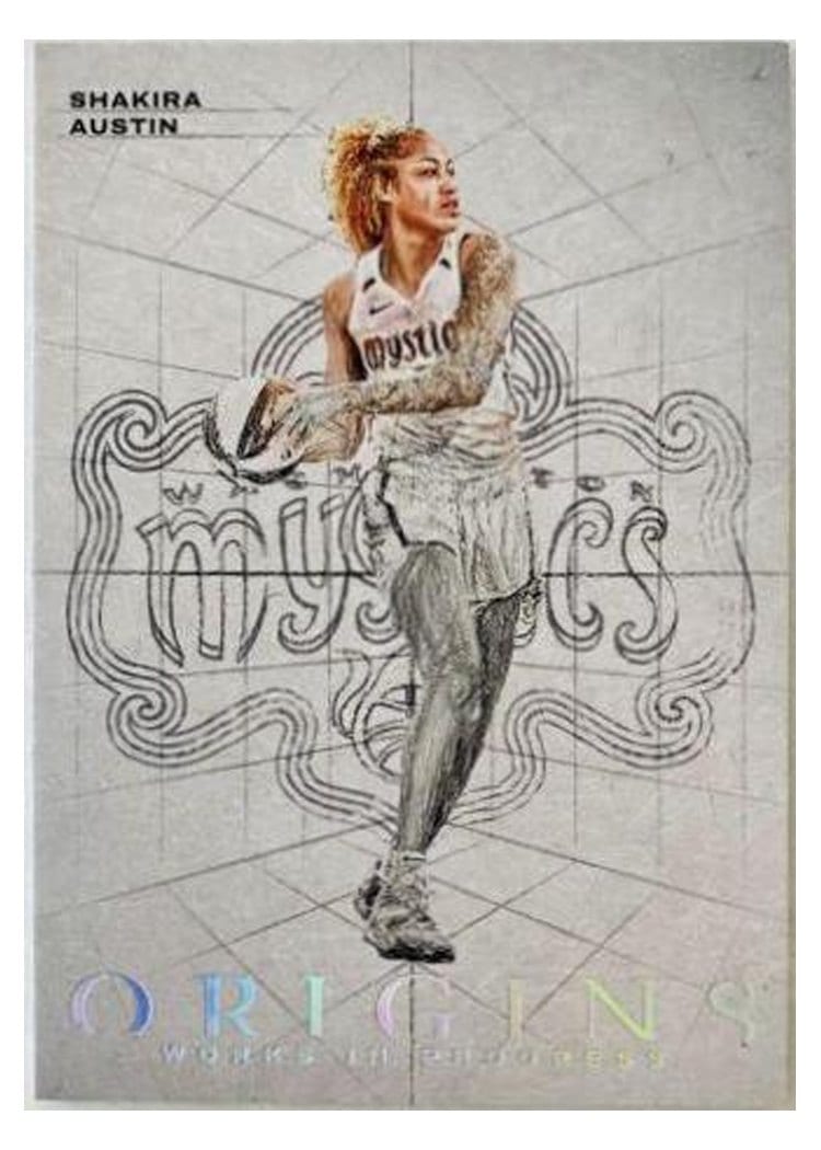 2023 Panini Origins WNBA Works in Progress Shakira Austin #11 card