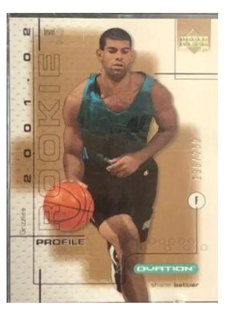 2001 Upper Deck Ovation Shane Battier #116 card