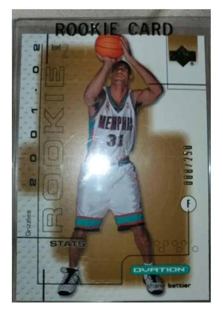 2001 Upper Deck Ovation Shane Battier #116 card