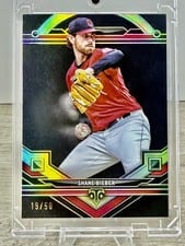 2024 Topps Triple Threads Base Set Shane Bieber #109 card