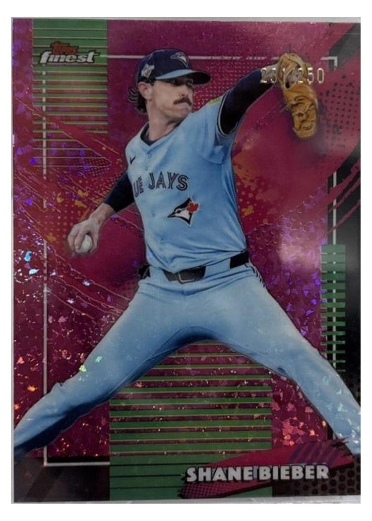 2026 Topps Finest Shane Bieber #265 card