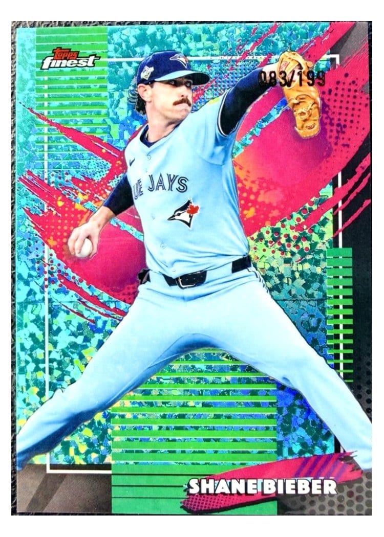 2026 Topps Finest Shane Bieber #265 card