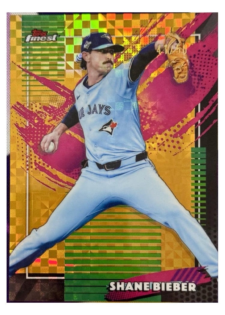 2026 Topps Finest Shane Bieber #265 card