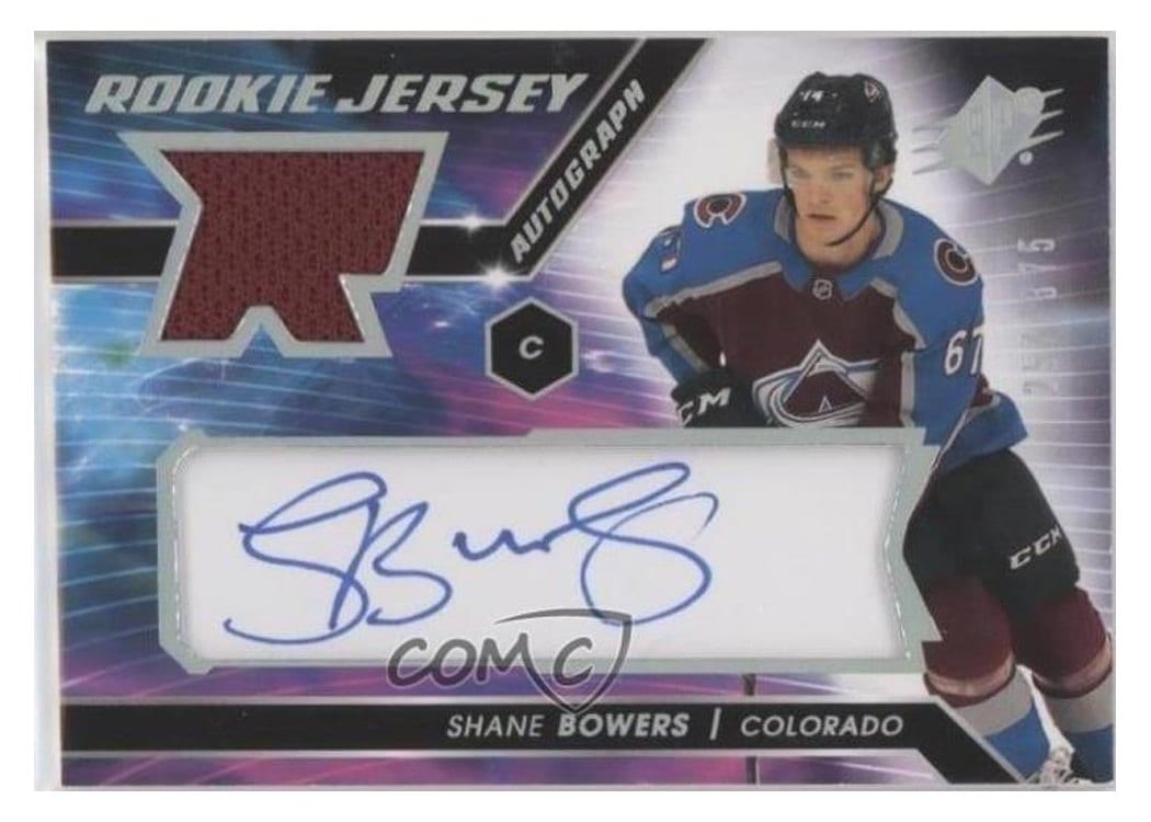 2020-21 SPx Rookie Autograph Jersey Shane Bowers #SB card
