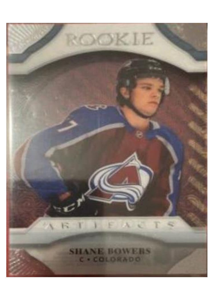 2021-22 Upper Deck Artifacts 2020-21 Update - Clear Cut Rookies Shane Bowers #188 card