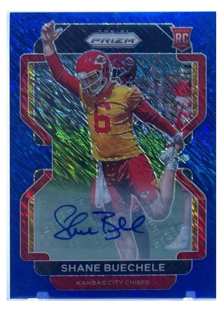 2021 Panini Prizm Base Set Shane Buechele #396 card