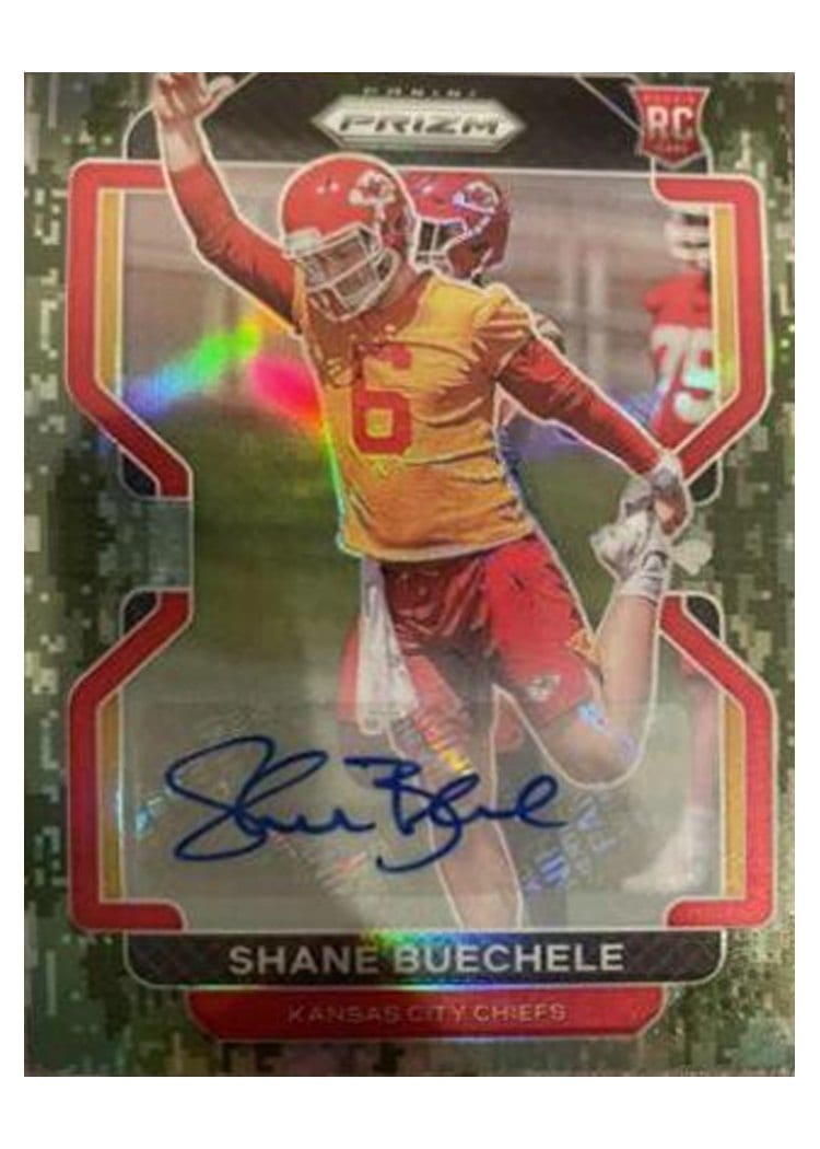 2021 Panini Prizm Base Set Shane Buechele #396 card