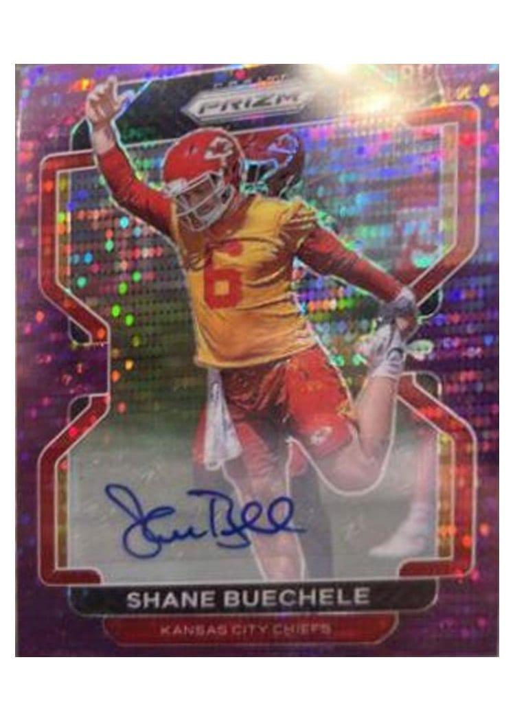 2021 Panini Prizm Base Set Shane Buechele #396 card