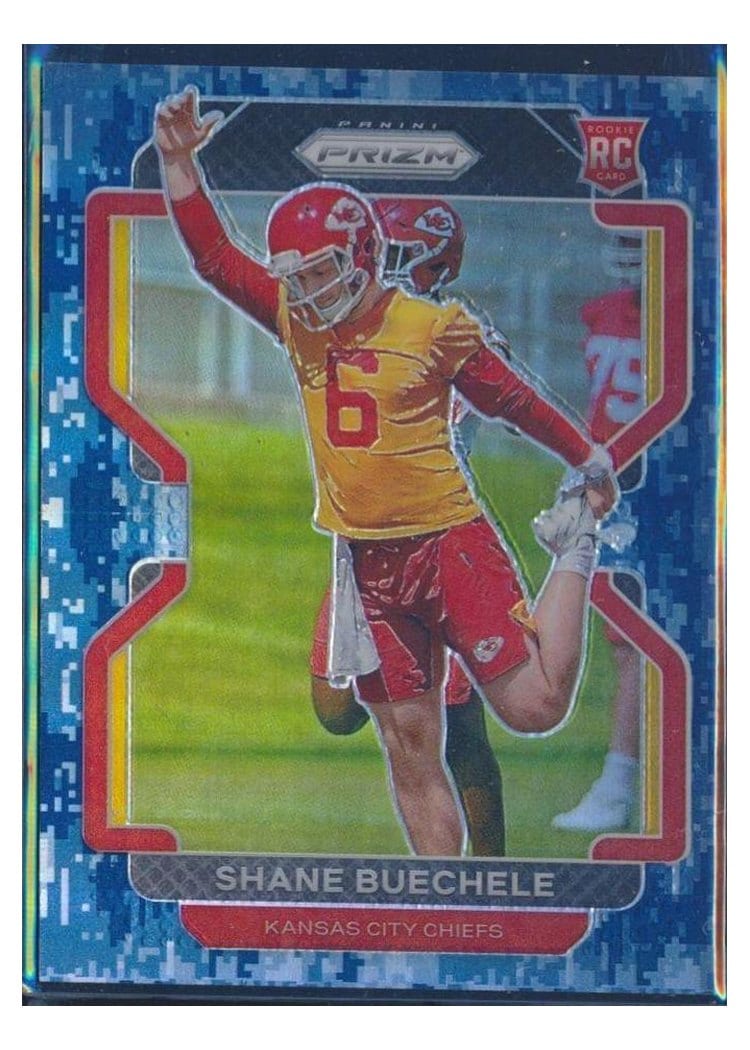2021 Panini Prizm Base Set Shane Buechele #396 card