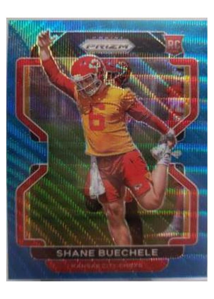 2021 Panini Prizm Base Set Shane Buechele #396 card