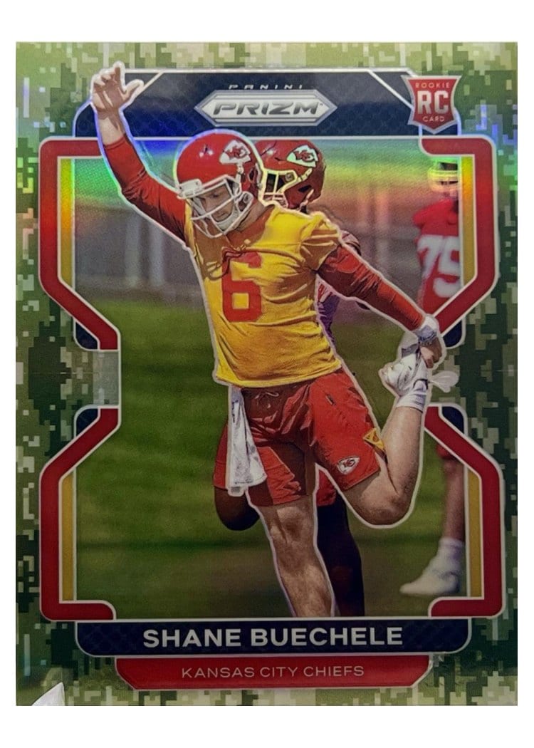 2021 Panini Prizm Base Set Shane Buechele #396 card