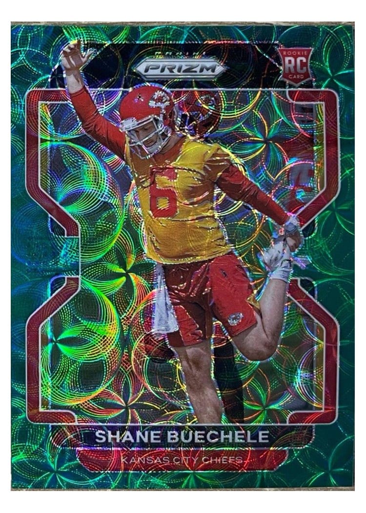 2021 Panini Prizm Base Set Shane Buechele #396 card