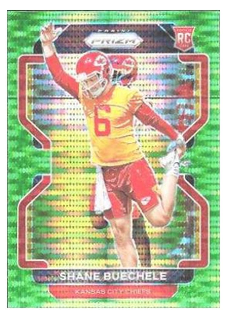2021 Panini Prizm Base Set Shane Buechele #396 card