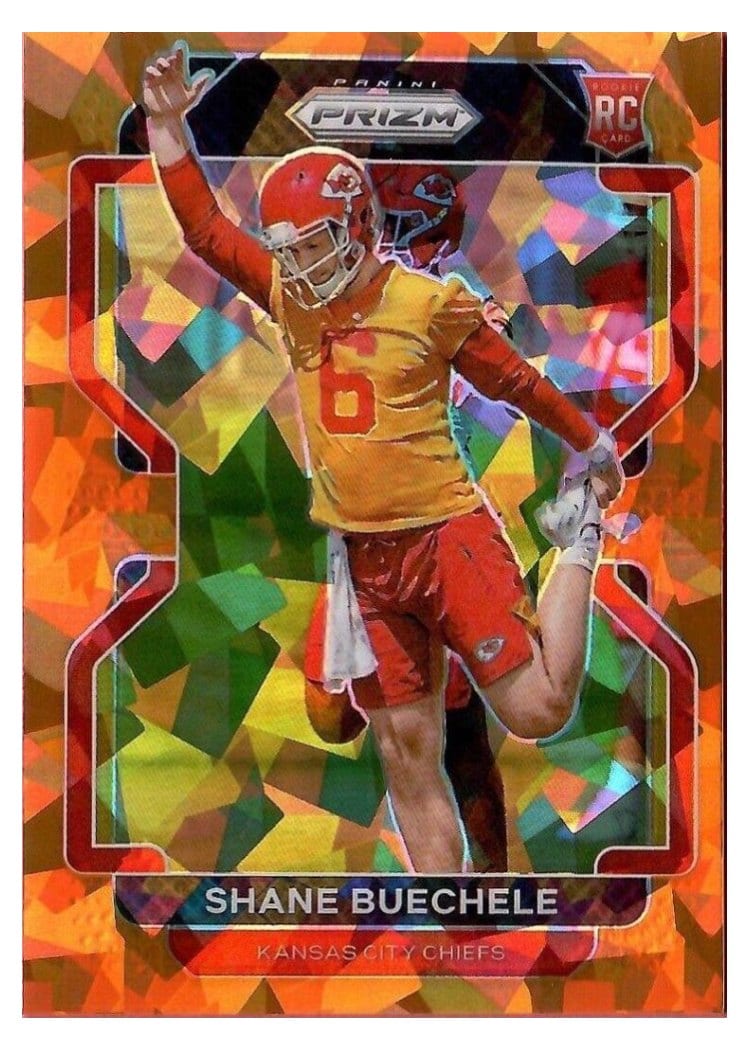 2021 Panini Prizm Base Set Shane Buechele #396 card