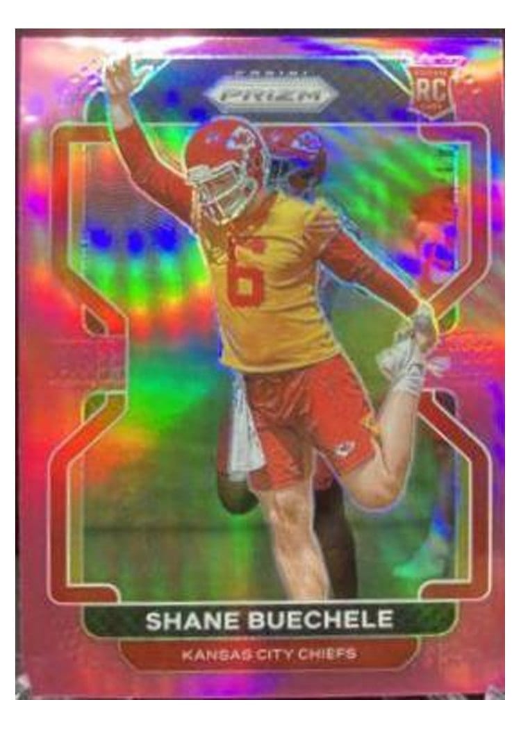2021 Panini Prizm Base Set Shane Buechele #396 card