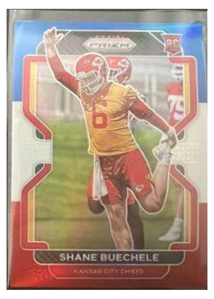 2021 Panini Prizm Base Set Shane Buechele #396 card
