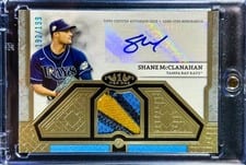 2024 Topps Tier One Autographed Relics Shane McClanahan #T1AR-SM card