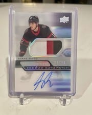 2021-22 Upper Deck Premier Acetate Rookie Autograph Patch Shane Pinto #AR-SP
