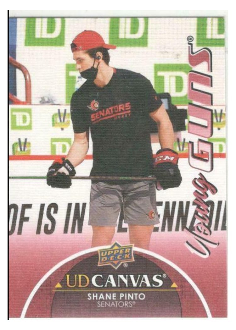 2021-22 Upper Deck UD Canvas Shane Pinto #C103 card