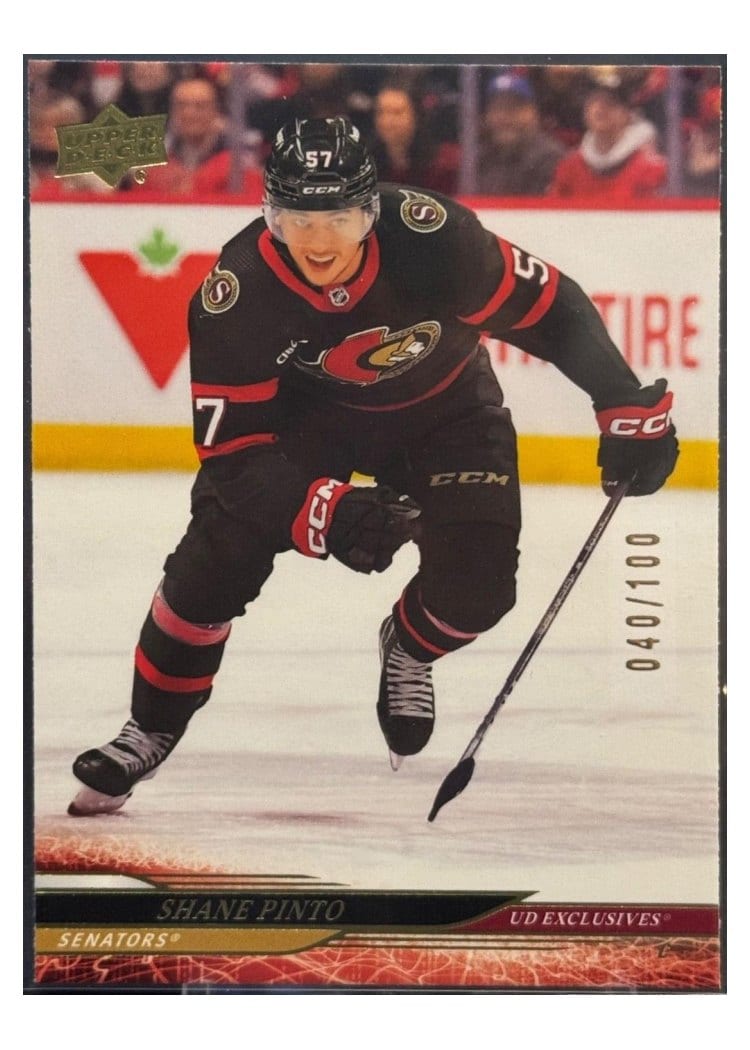 2024-25 Upper Deck Base Set Shane Pinto #370 card